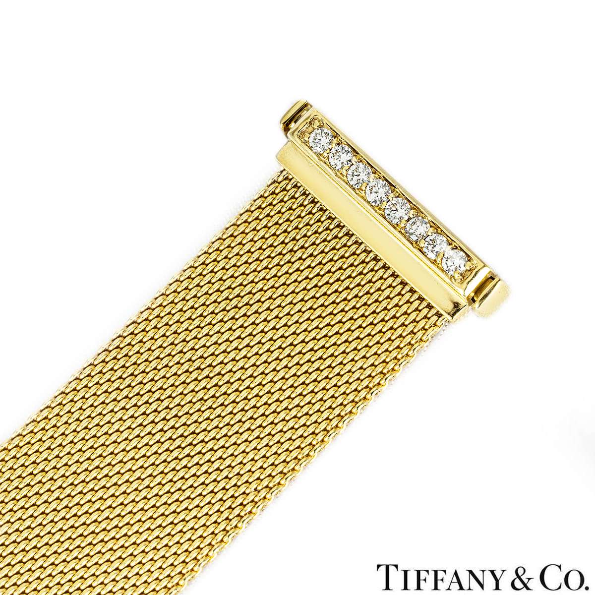Tiffany & Co. Yellow Gold Somerset Mesh Bracelet Tiffany & Co. Yellow Gold Somerset Mesh Bracelet